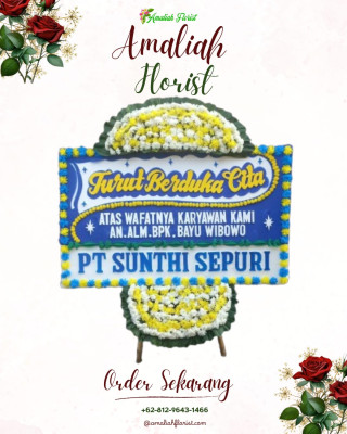 Papan Bunga Duka di Monjok